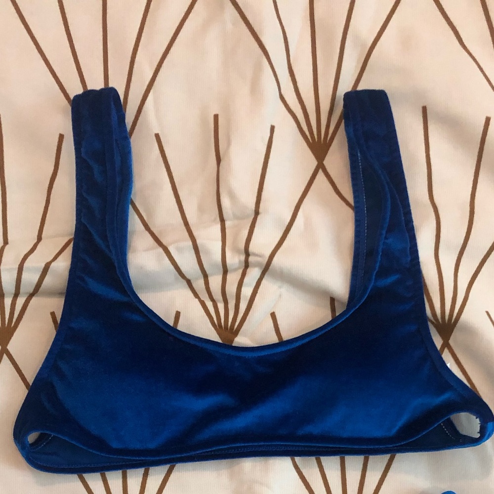 Blue velvet bikini :)